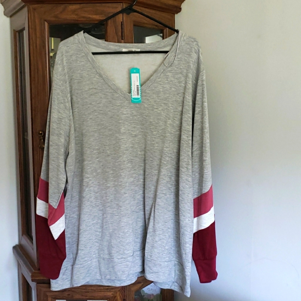 Nine Britton Dagan Colorblock Fleece Top